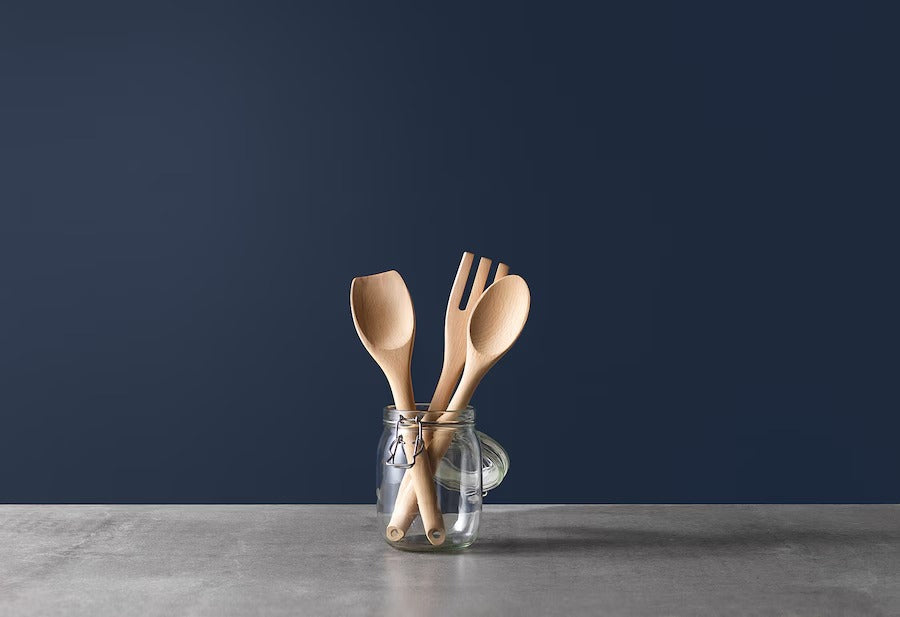 RÖRT Spoon, round/beech