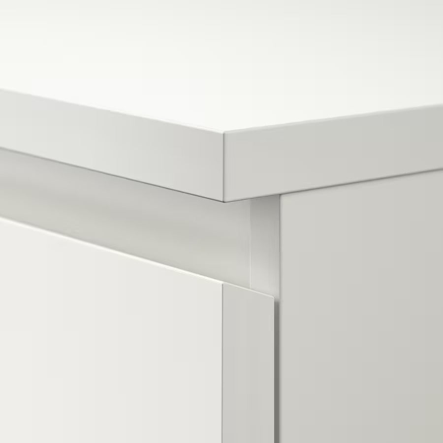 MALM Chest of 2 drawers, white, 40x55 cm