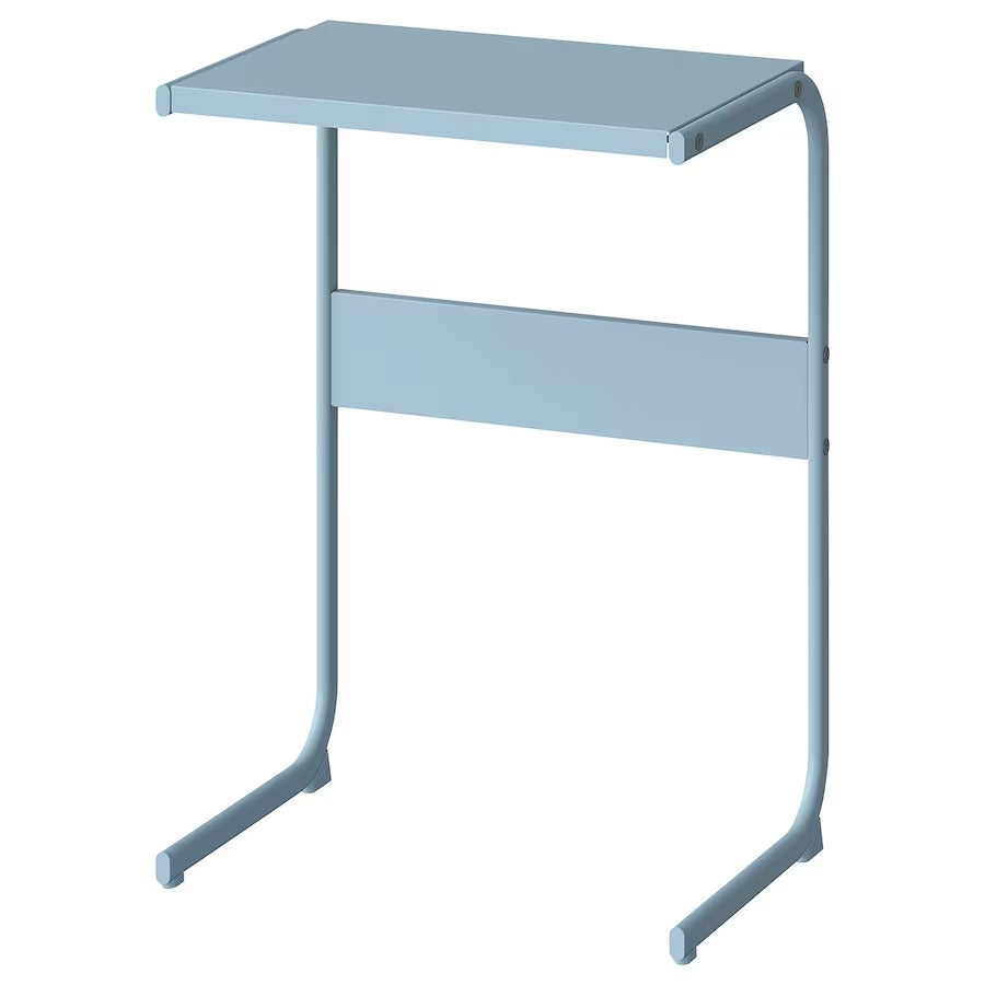 BRUKSVARA Side table, blue, 42x30 cm