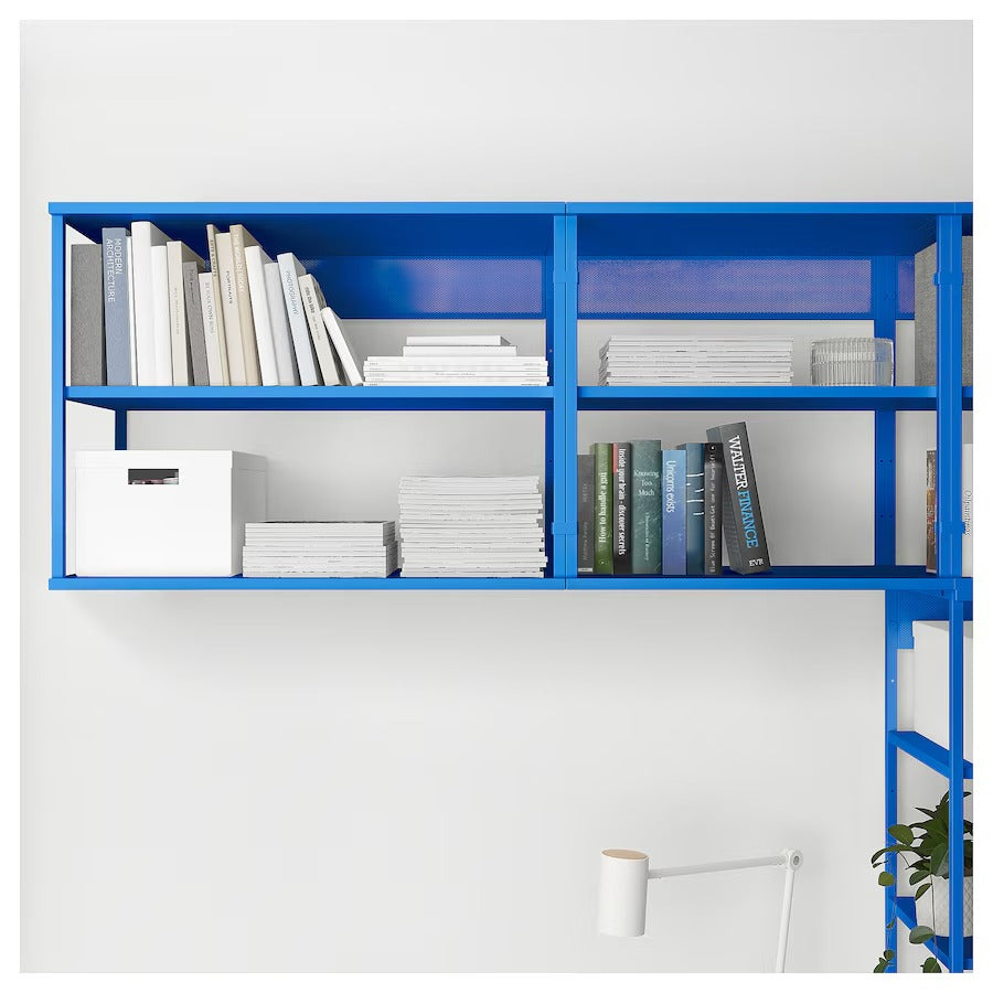 PLATSA Open shelving unit, blue, 80x40x60 cm