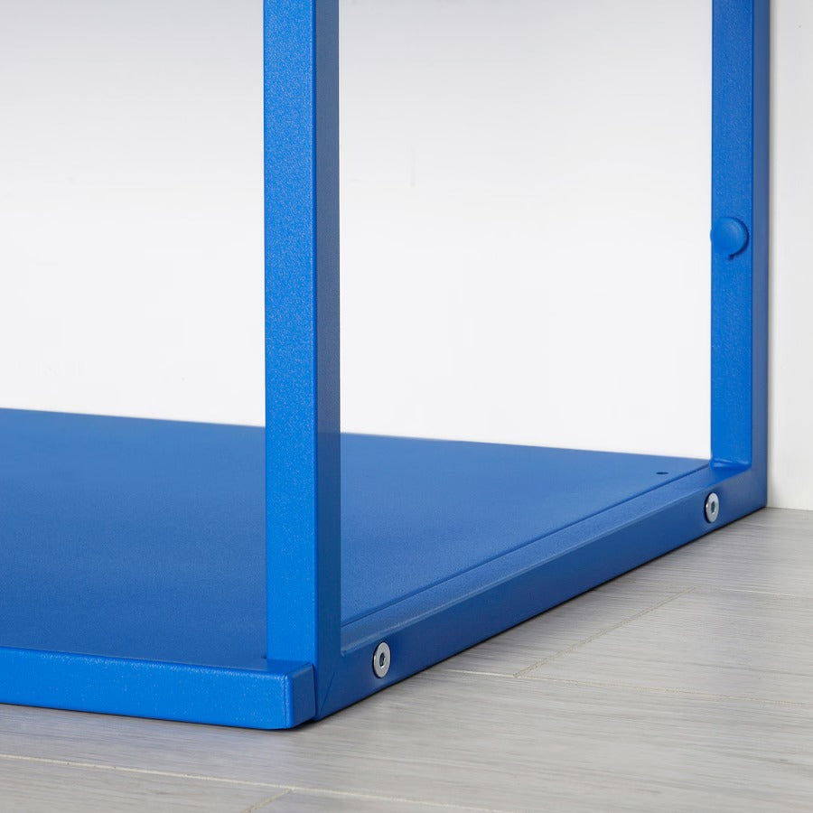 PLATSA Open shelving unit, blue, 80x40x60 cm