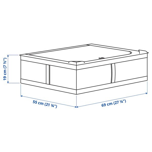 SKUBB Storage case, dark grey, 69x55x19 cm