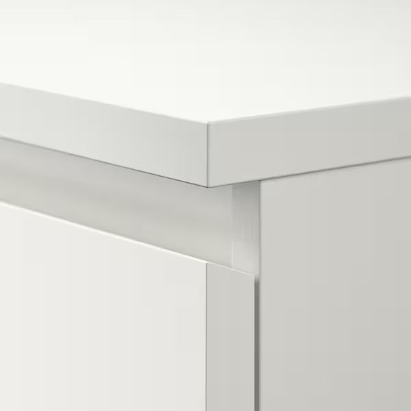 MALM Chest of 4 drawers, white, 80x100 cm