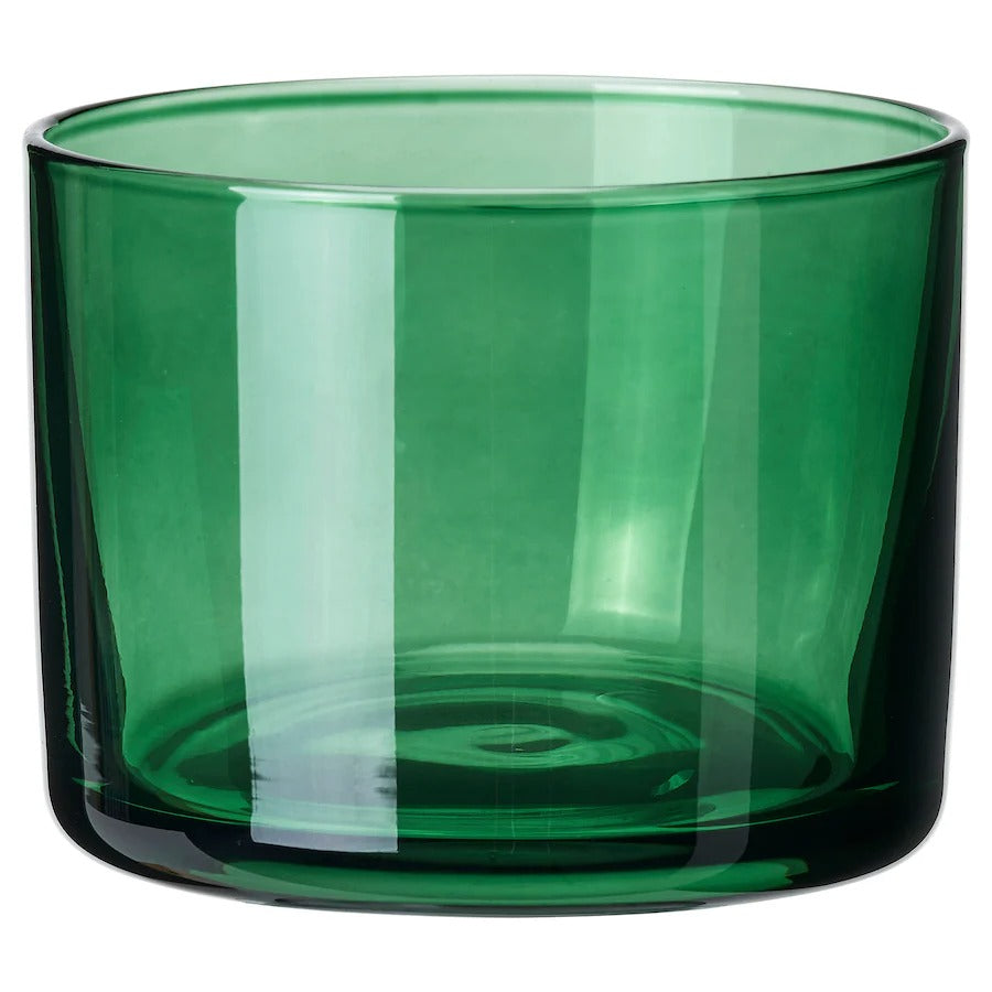 BUSKBJÖRK Candle holder, dark green, 6 cm