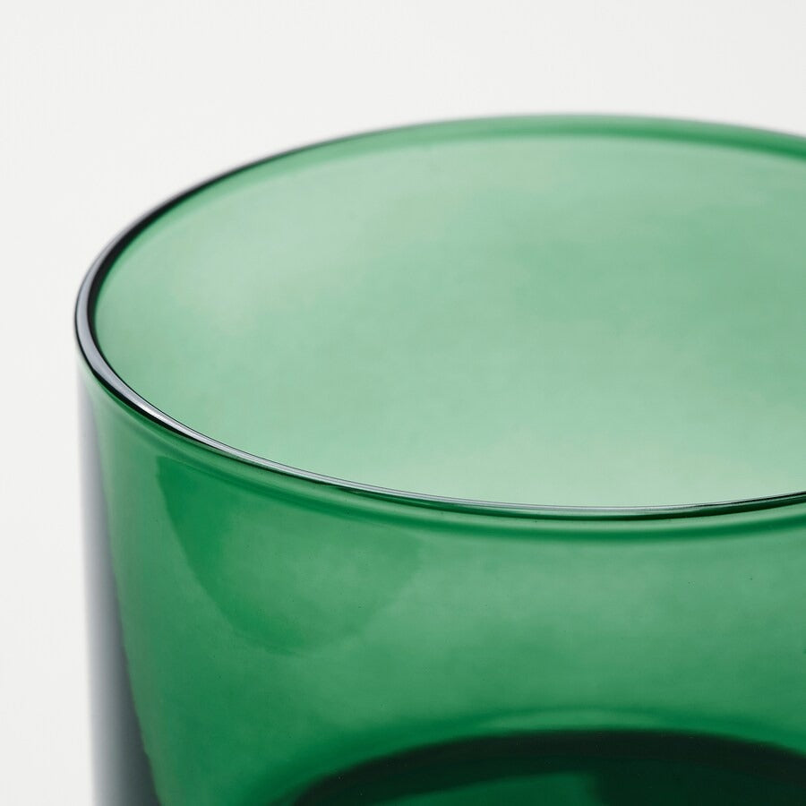 BUSKBJÖRK Candle holder, dark green, 6 cm