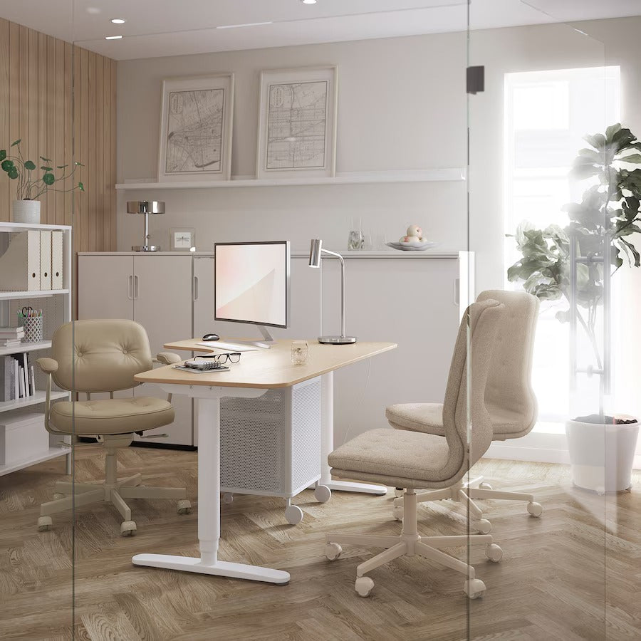 ALEFJÄLL Office chair, Grann beige