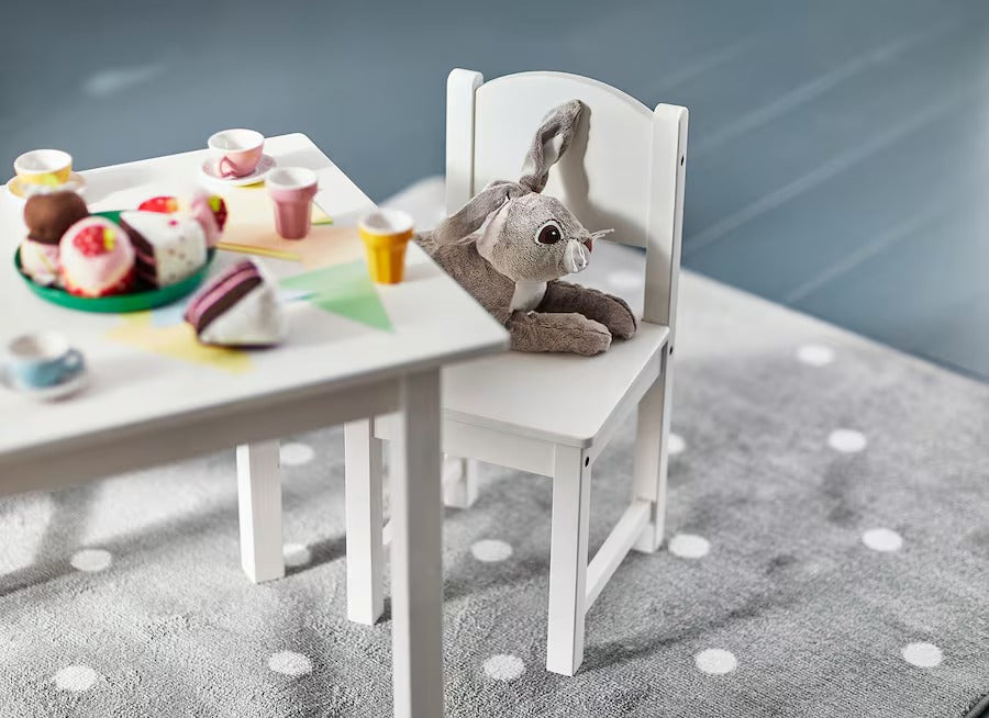 SUNDVIK Children's table, white, 76x50 cm