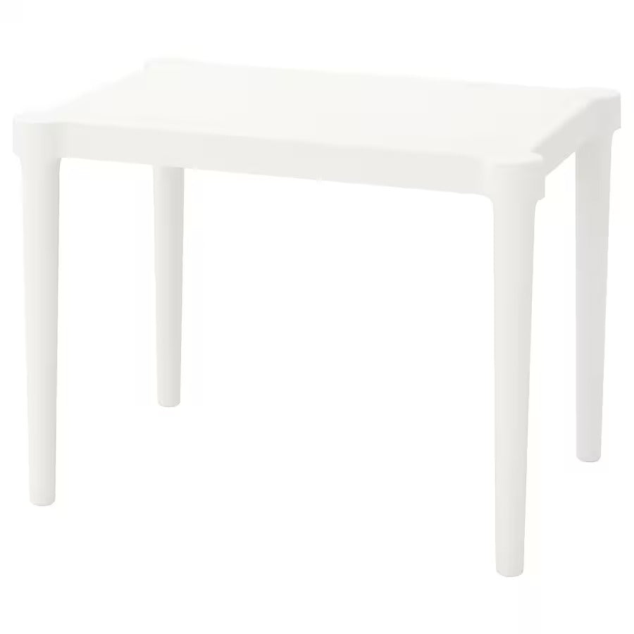 UTTER Children's table, in/outdoor/white