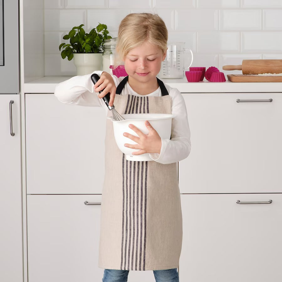 MARIATHERES Children's apron, beige, 45x57 cm