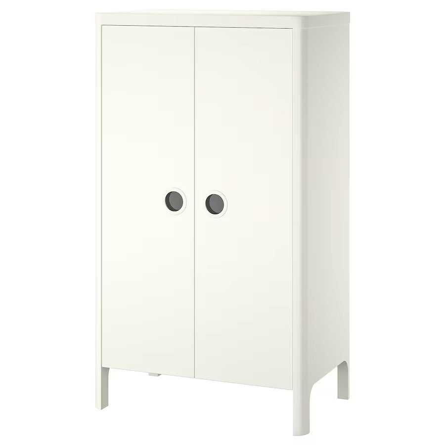 BUSUNGE Wardrobe, white, 80x140 cm