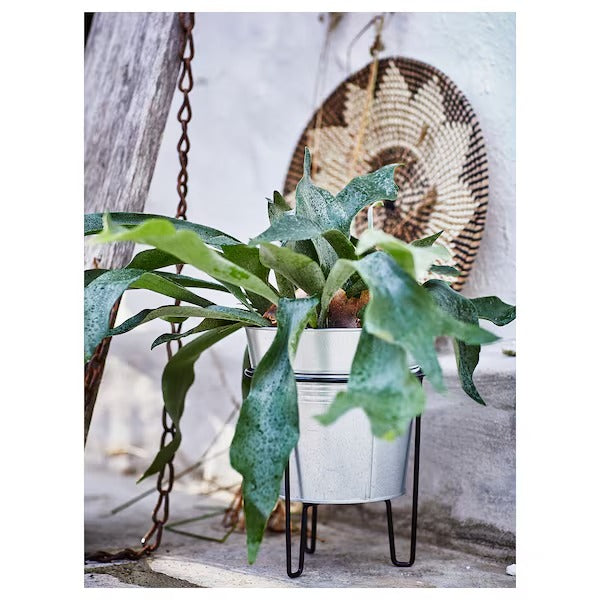 svartpeppar plant pot holder SVARTPEPPAR Plant stand, in/outdoor black, 32 cm – Simple Lifestyle Myanmar
