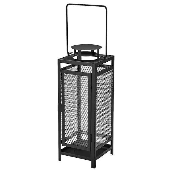 New BERGGRAN Lantern for pillar candle, in/outdoor anthracite, 34 cm