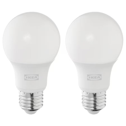 SOLHETTA LED bulb E27 806 lumen, dimmable/globe opal white