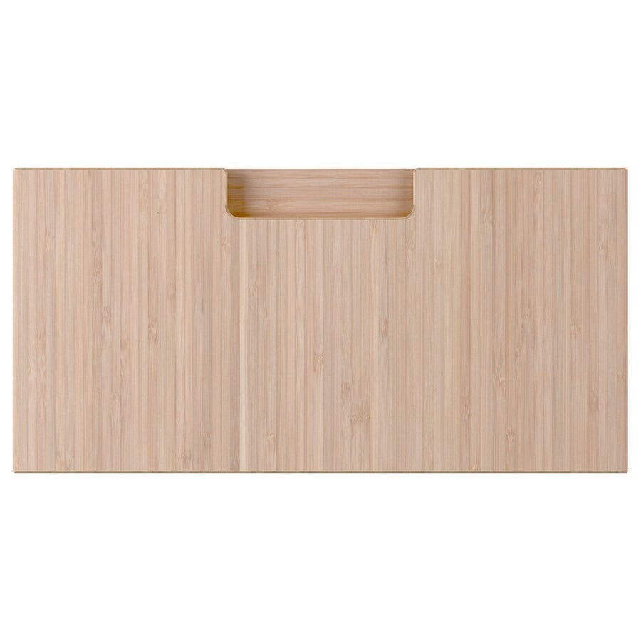 FRÖJERED Drawer front, light bamboo, 40x20 cm