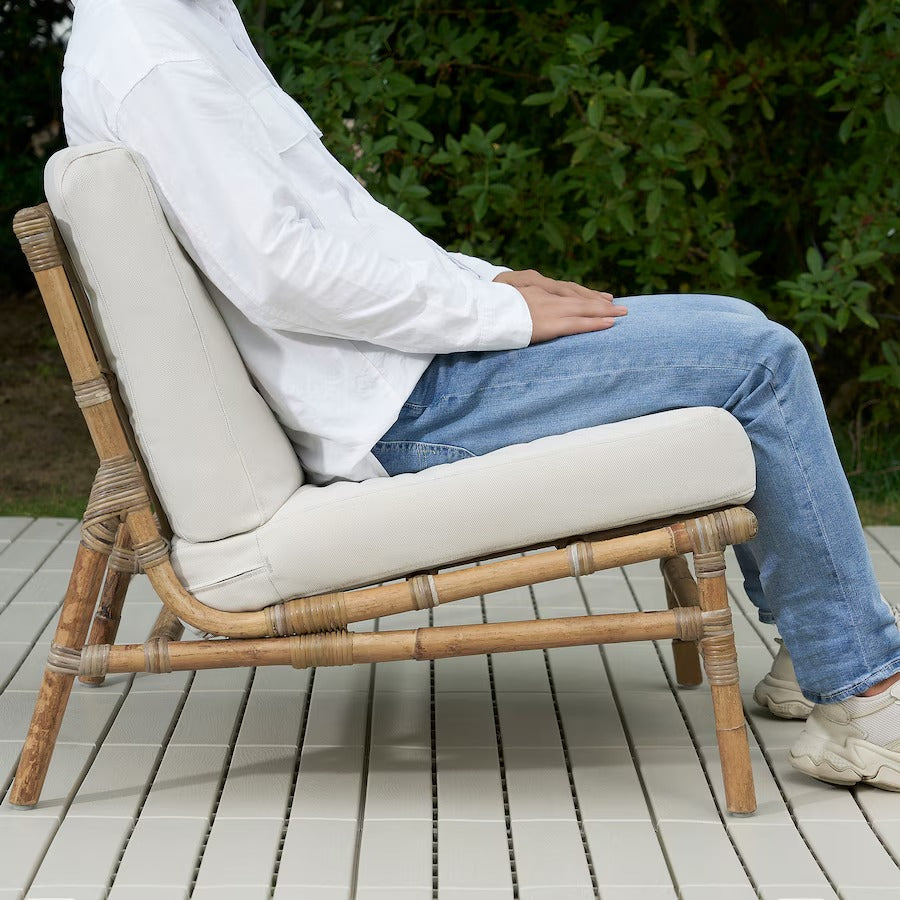 TVARÖ Seat sec for modular sofa, outdoor, brown