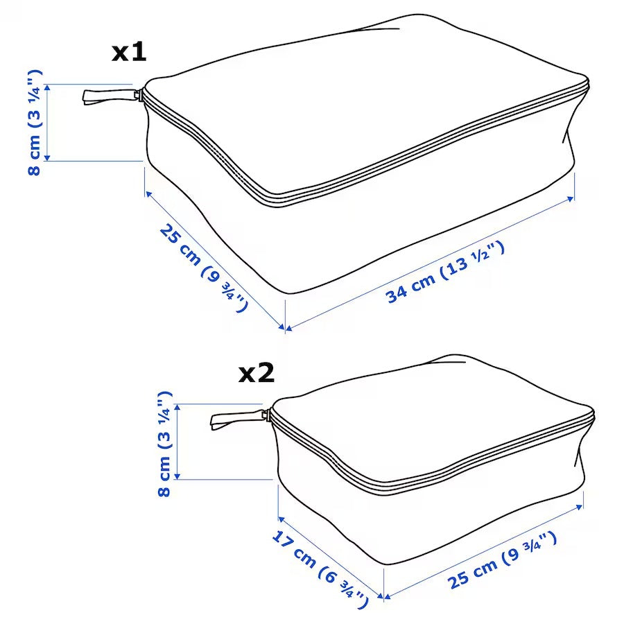 RENSARE Clothes bag, set of 3