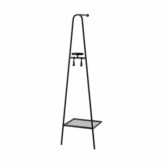 ÄLGANÄS Clothes rack with shoe storage, 46x39x166 cm