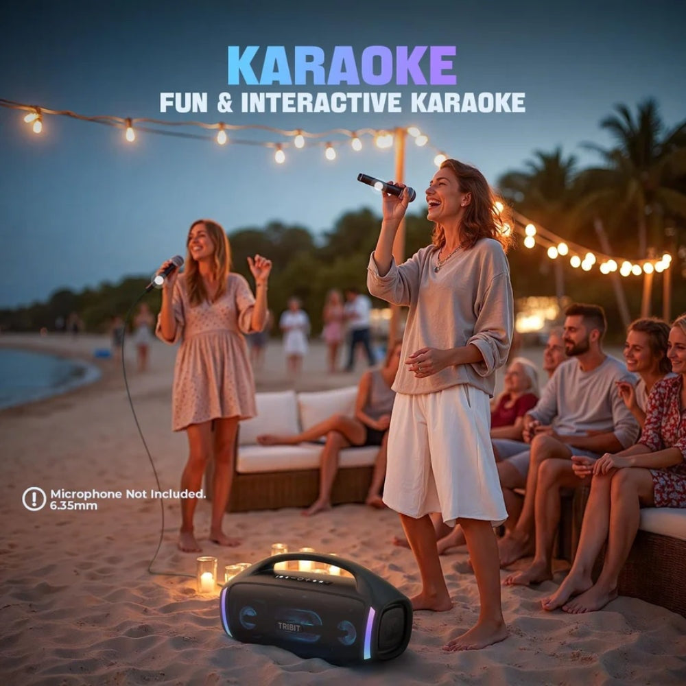 TRIBIT - BTS-56 Storm Box Blast 2 Portable Wireless Speaker - Black