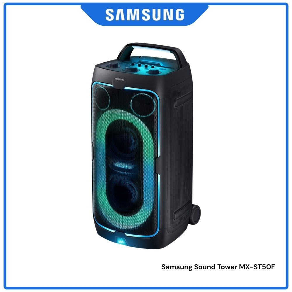 SAMSUNG - Sound Tower MX-ST50F Party Speaker ( 240W ) - Black