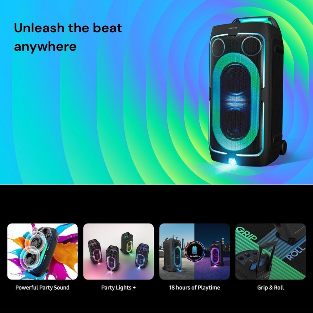 SAMSUNG - Sound Tower MX-ST50F Party Speaker ( 240W ) - Black