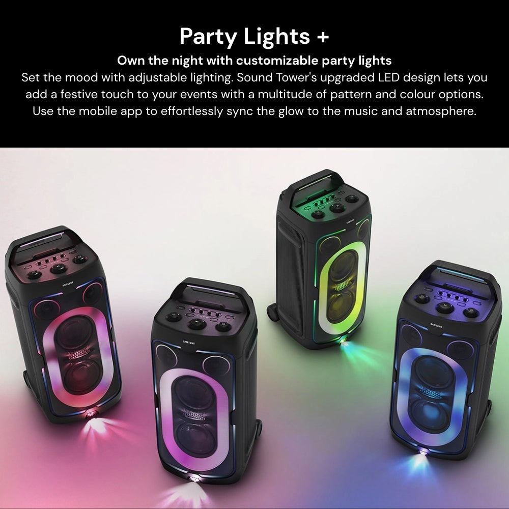 SAMSUNG - Sound Tower MX-ST50F Party Speaker ( 240W ) - Black