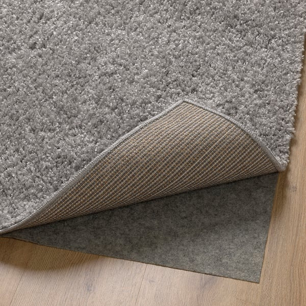 ÄRENDE Rug, high pile, grey, 120x180 cm