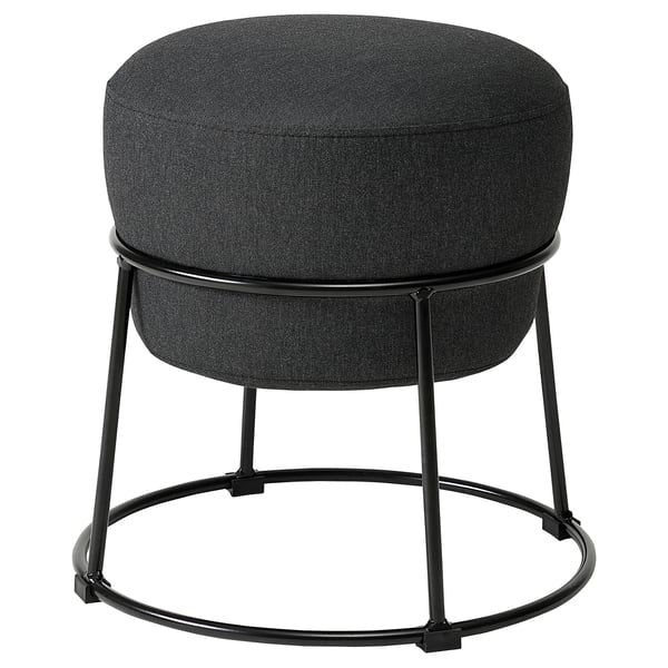 EMMISLÖV Pouffe, Vissle dark grey