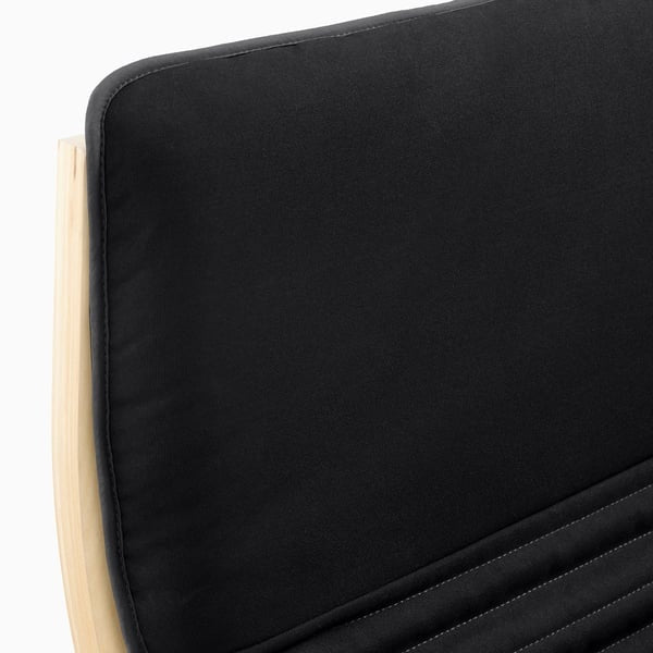 POÄNG Rocking-chair, birch veneer/Knisa black