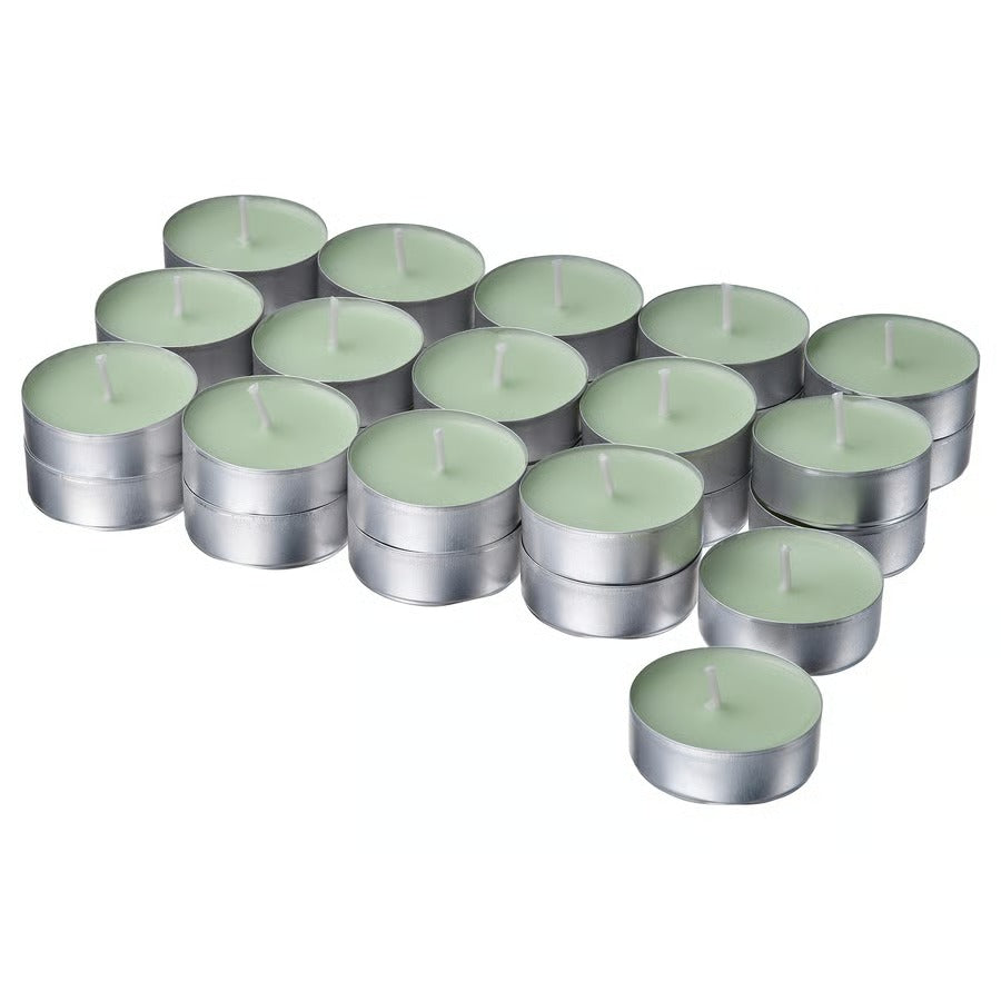 LOTSFÅGEL Scented tealight, Apple light green, 3.5 hr