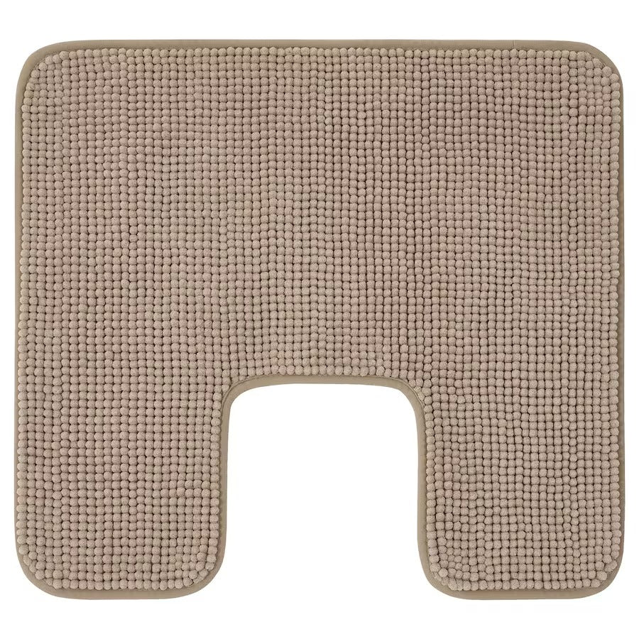 TOFTBO Pedestal mat, grey-white mélange, 55x60 cm