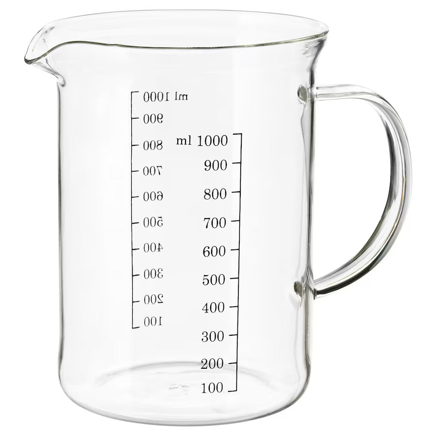 VARDAGEN Measuring jug, glass, 0.5 l