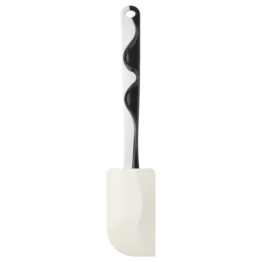 GUBBRÖRA Rubber spatula, black/white