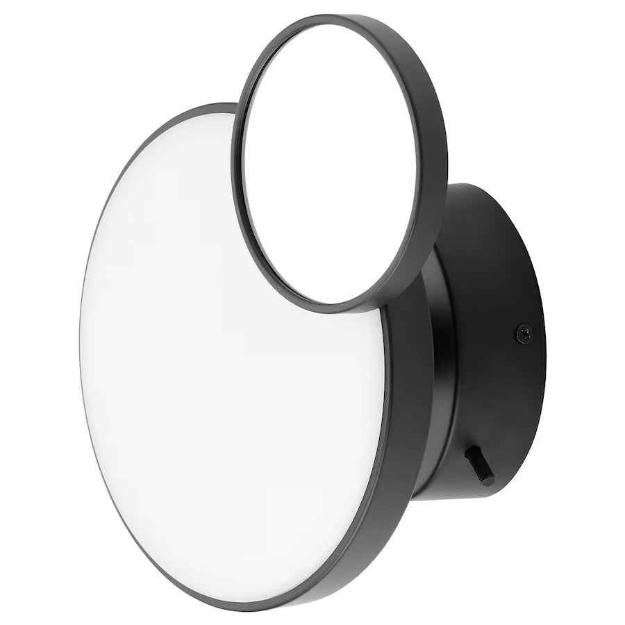 KABOMBA LED wall lamp with mirror, dimmable chrome-plated/glossy, 20 cm