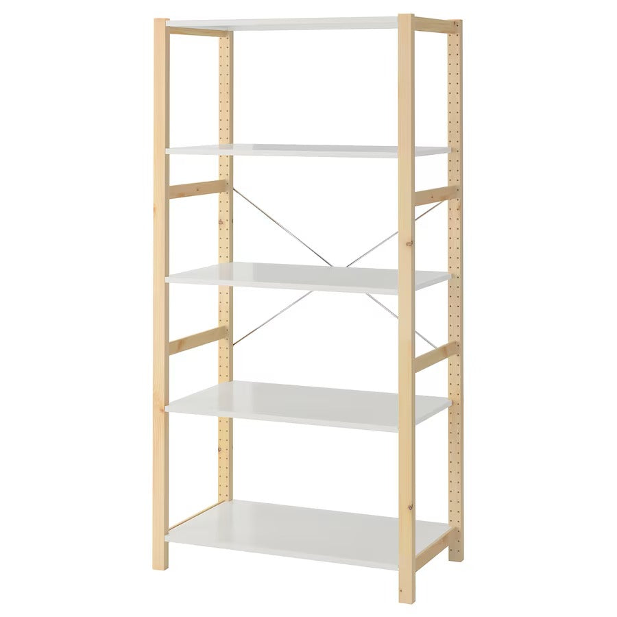 IVAR Shelving unit, pine, 89x50x179 cm