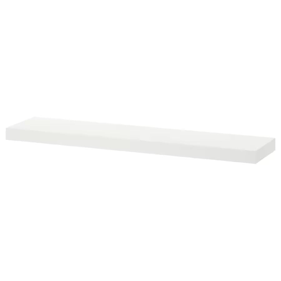 LACK Wall shelf, white stained oak effect, 110x26 cm