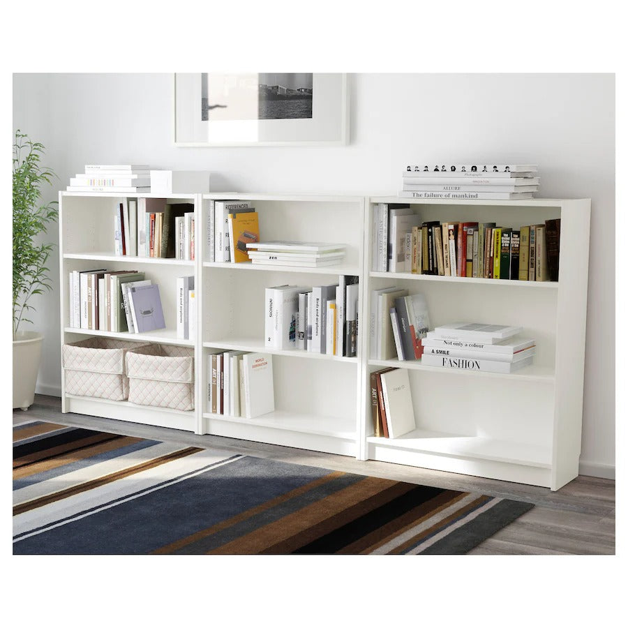 BILLY Bookcase combination, oak effect, 240x28x106 cm