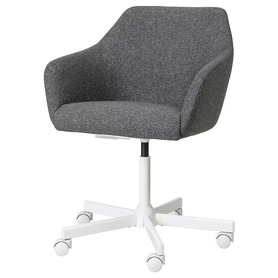 TOSSBERG / MALSKÄR Swivel chair, Gunnared beige/white