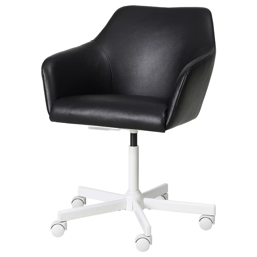 TOSSBERG / MALSKÄR Swivel chair, Gunnared beige/white