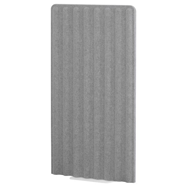 EILIF Screen, freestanding, grey/black, 80x150 cm