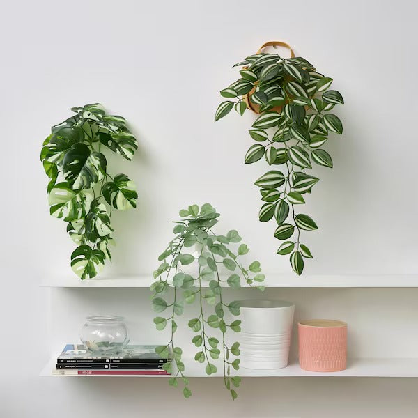 fake plant wall hanger FEJKA Artificial plant with wall holder, in/outdoor/green – Simple Lifestyle Myanmar