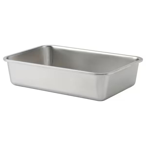 New IKEA 365+ Food container, square/stainless steel, 600 ml