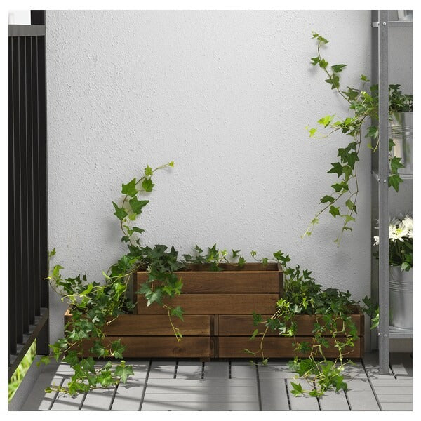 STJÄRNANIS Flower box, outdoor acacia, 75x27 cm