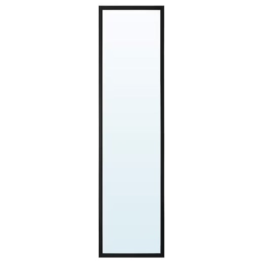 LILJETRÄD Mirror, black, 30x115 cm