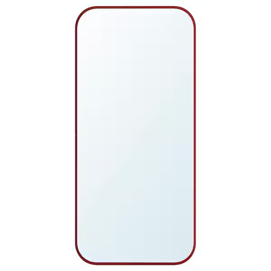 New LINDBYN Mirror, red, 28x60 cm
