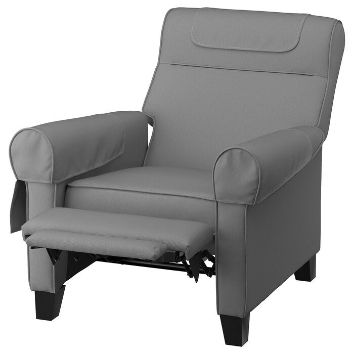 MUREN Recliner, Remmarn light grey