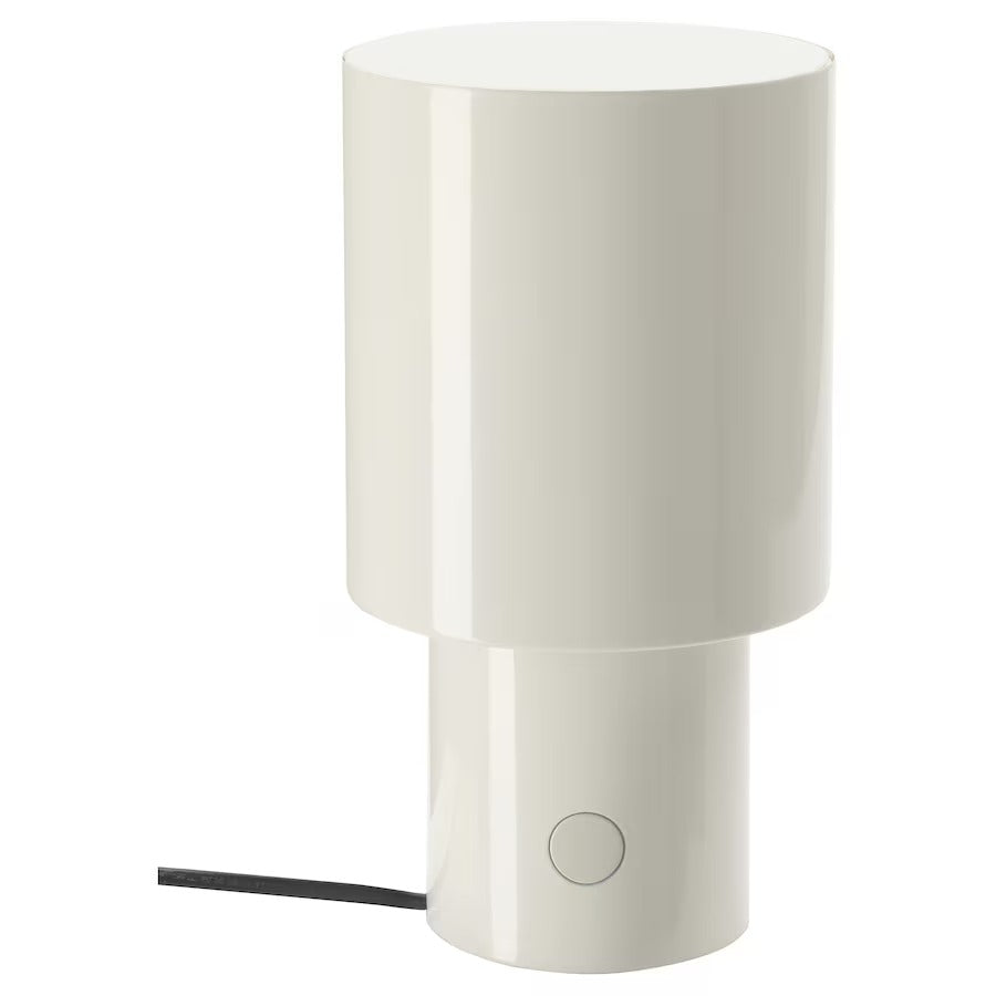 SPETSBOJ Table lamp, dimmable/green, 22 cm