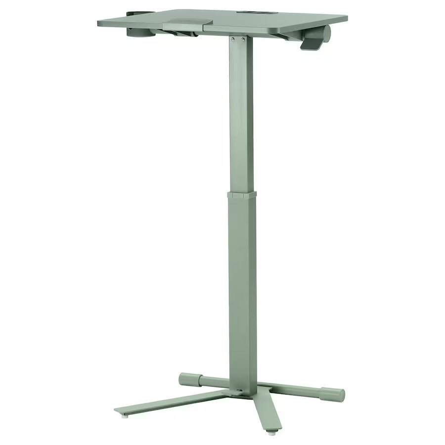 MITTZON Laptop table with castors, white, 66x50 cm