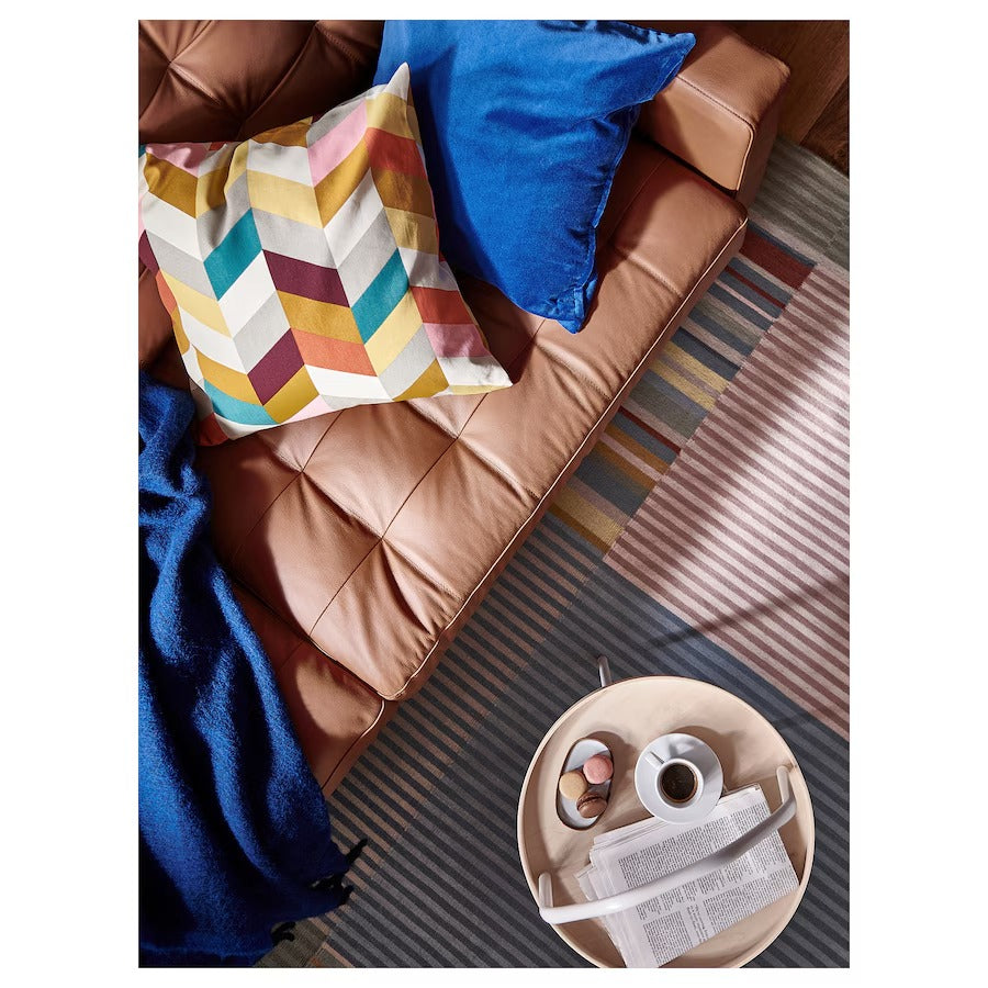 SANELA Cushion cover, beige-yellow, 50x50 cm