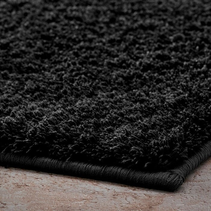 BACKMÅRA Bath mat, dark grey-blue, 50x80 cm