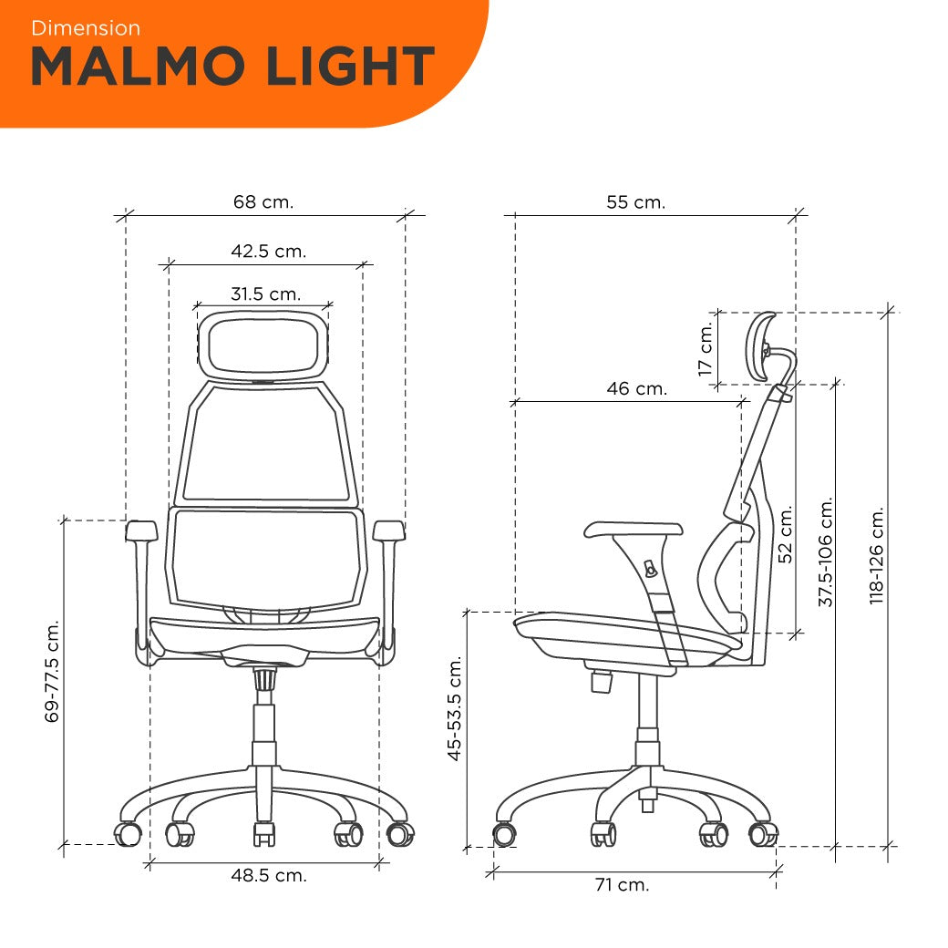 ERGOTREND Malmo Light Ergotech Health Chair Malmo Light